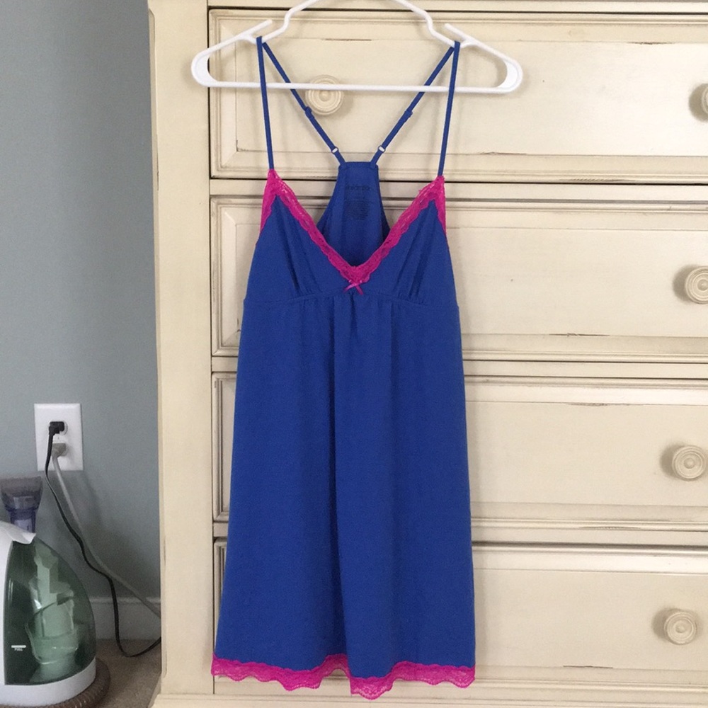 Blue and pink sleep dress. Never worn.